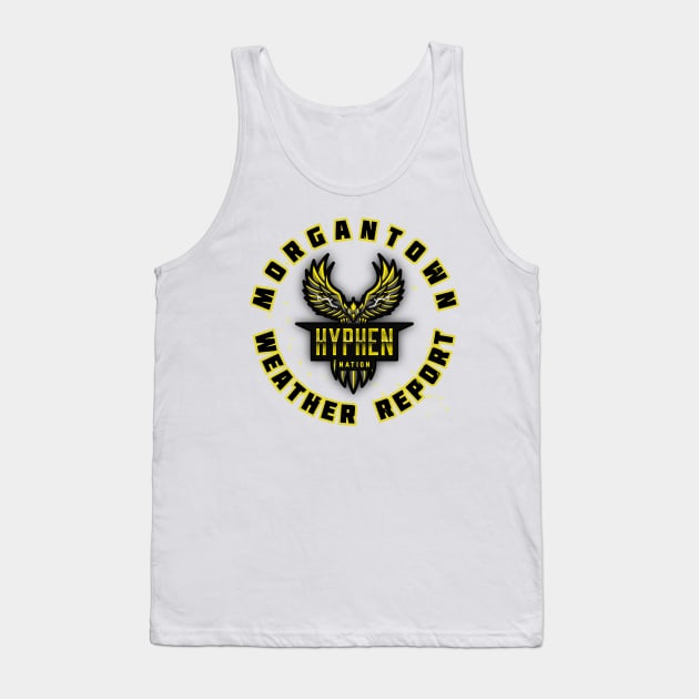 Morgantown Weather Report Tank Top by Hyphen Universe